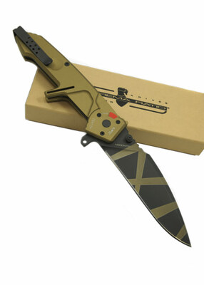 Extrema Ratio 04.1000.0142/DW MF2 Desert Warfare taktický kapesní nůž 11,3 cm, písková, hliník