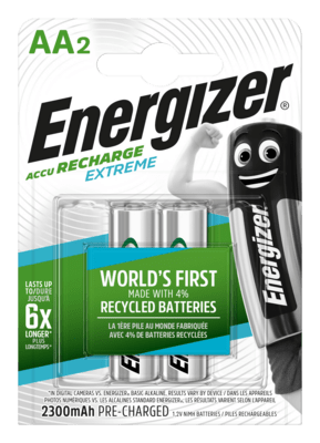 Energizer Extreme AA 2300mAh 2ks nabíjecí baterie 7638900416886