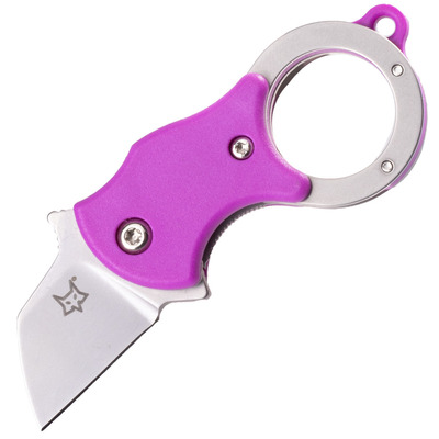 FX-536 P FOX knives FOX MINI-TA FOLD. KNIFE PINK NYLON HDL-1.4116 STAINLESS ST. SANDBL. BLD