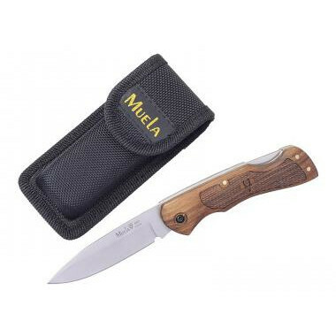 Muela BX-8NG zsebkés 8 cm, diófa, acél, nylon hüvely