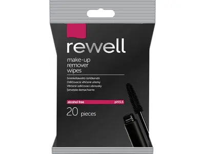 Well Done Rewell odličovacie vlhčené utierky 20 ks