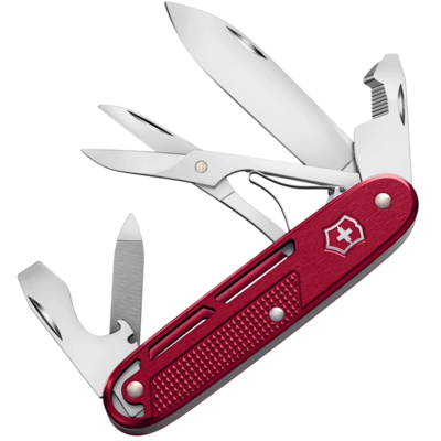 Victorinox 0.8226.20 Synergy X Alox Red multifunkční kapesní nůž 93 mm, červená, 10 funkcí