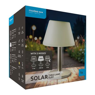 Modee stolná solárna LED lampa TL001 28 cm (ML-TL001)