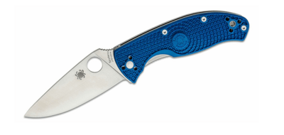 Spyderco C122PBL Tenacious Lightweight Blue vreckový nôž 8,6 cm, modrá, FRN