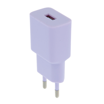 SETTY nástěnná nabíječka 1x USB-A 2,4A LSIM-A-129 Lilac fialová (GSM165726)