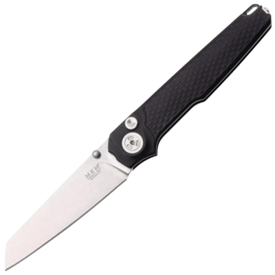 MKM MK MI-ABK MIURA vreckový nôž 6,9 cm, Stonewash, čierna, hliník