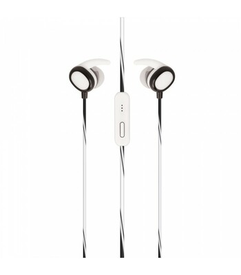 SETTY Sport káblové slúchadlá do uší, biele GSM099289