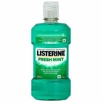 Listerine Fresh Mint ústna voda 500ml 