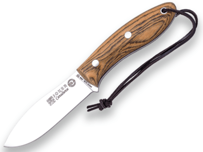 JOKER KNIFE CB114 CANADIENSE tradiční vnější nůž 10,5 cm, dřevo Bocote, kožené pouzdro