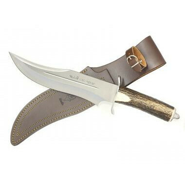 LOBO-23A Muela 230mm blade, stag handle and stainless steel guard and cap