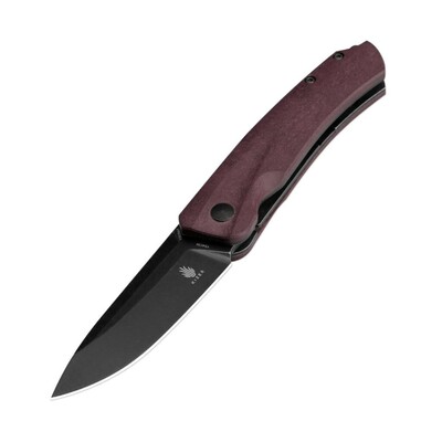 Kizer V3629A1 Agressor Red kapesní nůž 7,6 cm, Black Stonewash, červená, Richlite (kompozit)