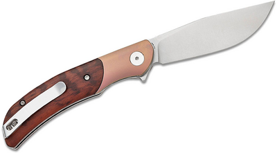 PFP09SNWO Petrified Fish PFP09
Hourglass Satin K110 Snakewood & Titanium