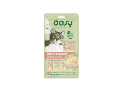OASCCSSA0060 Oasy CREAMY Snack SALMON 4x15g