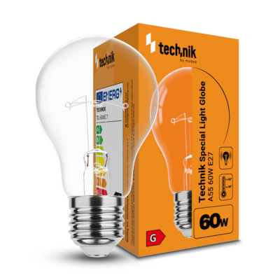Technik Special Light špeciálna žiarovka A55 60W E27 teplá biela (TSL-60WE27)
