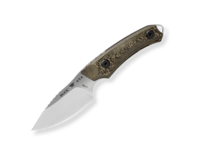 Buck BU-0662BRS Alpha™ Scout  lovecký nôž 7,3 cm, Satin, kompozit Richlite, kožené puzdro