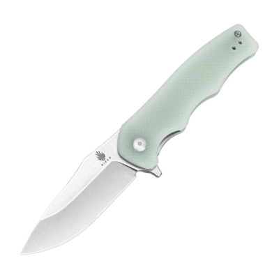 Kizer L3004A1 Yacht zsebkés 7,6 cm, Stonewash, jade - jade, G10