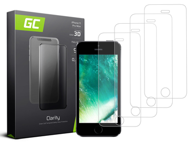 Green Cell GLSET25 Clarity 4x ochranné sklo pre Apple iPhone 5 / 5S / 5C / SE