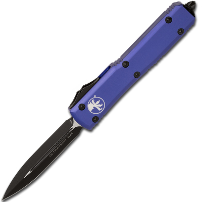 Microtech 122-1PU Ultratech Purple Standard automatický nůž 8,8 cm, černá, fialová, hliník