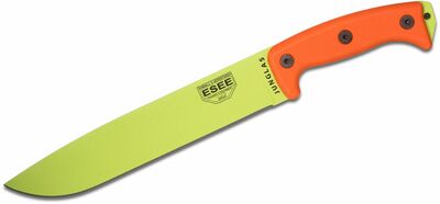 ESEE JUNGLAS-VG-E Venom mačeta 26,4 cm, zelená, oranžová, G10, puzdro Kydex, MOLLE