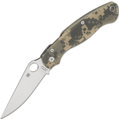 Spyderco C36GPCMO2 Military 2 Camo zsebkés 10.2 cm, szatén, álcázómintás, G10