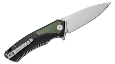 PF838GRS Petrified Fish PF838
Pub Satin D2 Green G10 With Black G10