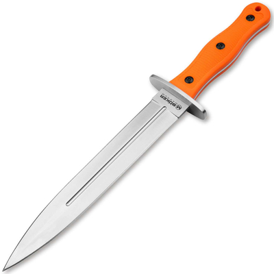 Magnum 02RY807 HL Boar Dagger vadászkés 22,9 cm, narancs, TPR, nylon hüvely