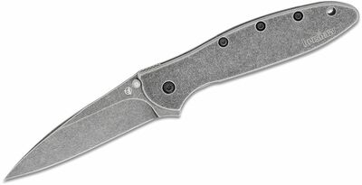 Kershaw 1660CBBW LEEK Composite kapesní nůž 7,5 cm, Blackwash, celoocelový 