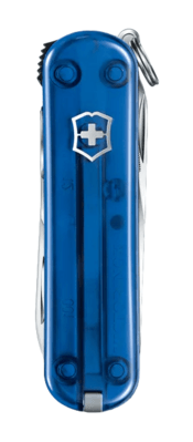 Victorinox 0.6463.T2 körömcsipesz 580 multifunkciós kés 65 mm, átlátszó kék, 8 funkció