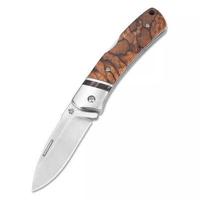 QSP Knife QS132 Mustang vreckový nôž 8 cm, drevo, mamutí zub