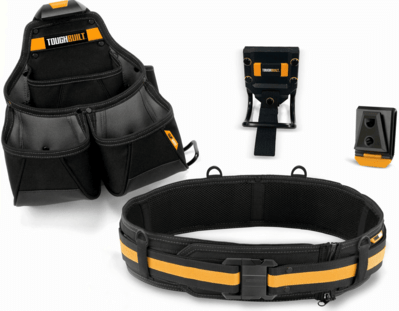 TB-CT-102-3P TOUGHBUILT 3 díl. Tesařský opasek na nářadí Pro ClipTech®