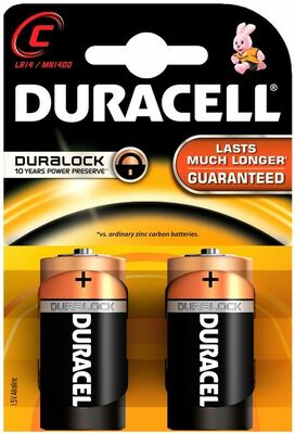 Duracell Basic LR14-MN1400-C 1,5V 2ks alkalické baterie
