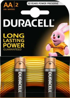 Duracell Basic AA 2ks alkalické tužkové baterie 03508634PR