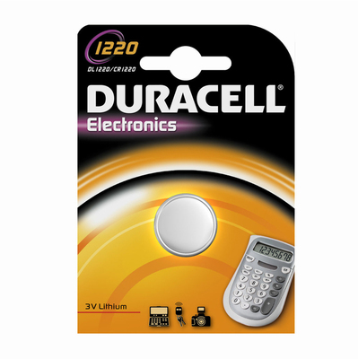 Duracell Lithium DL1220 BL1 3V 36mAh knoflíková lithiová baterie 1ks 5000394030305