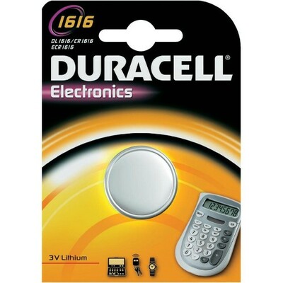 Duracell Lithium DL1616 BL1 3V 55mAh lithiová knoflíková baterie 1ks 5000394030336