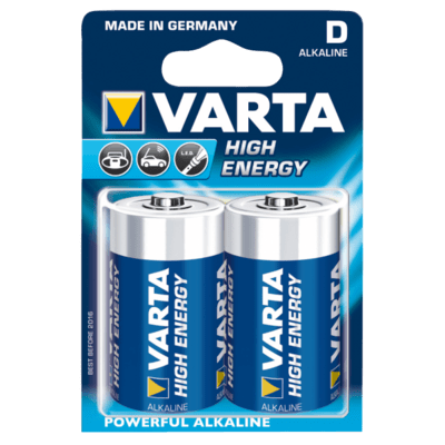 Varta High Energy D 1,5V alkalické batérie 2ks (VARTA-4920/2B)
