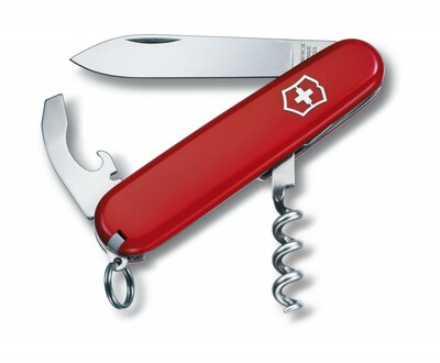 Victorinox 0.3303 Waiter Red multifunkční nůž 84 mm, červená, 9 funkcí