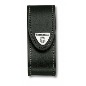 Victorinox 4.0520.3 fekete bőrtok 91 mm