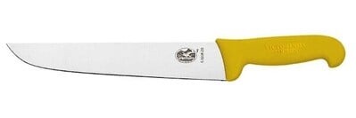 5.5208.28 Victorinox butcher knife, yellow Fibrox