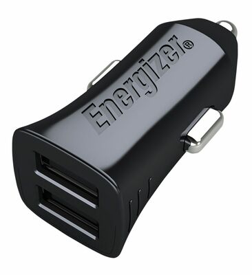 Energizer Hightech Car Charger USB-C 2.4A 2USB nabíječka do auta (DCA2BHC23) černá