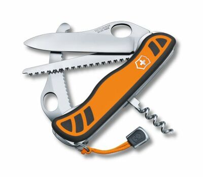 Victorinox 0.8341.MC9B1 Hunter XT multifunkční nůž 111 mm, černo-oranžová, 6 funkcí, blistr