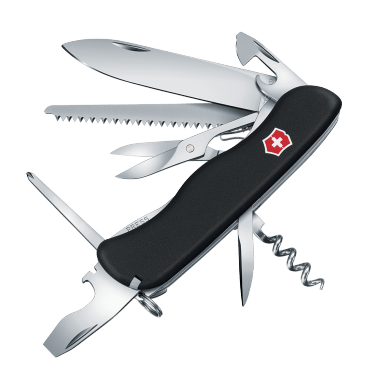 Victorinox 0.8513.3 Outrider multifunkčný nôž 111 mm, čierna, 14 funkcií