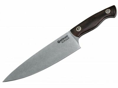 Böker Manufaktur Solingen 130367 Saga šéfkuchařský nůž 19,8 cm, dřevo Grenadill