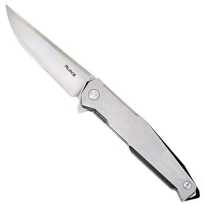 Ruike P108-SF vreckový nôž 8,8 cm, matná, Stonewash, celooceľový