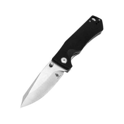 Kizer L4007A1 Cliff Black zsebkés 8,9 cm, fekete, G10