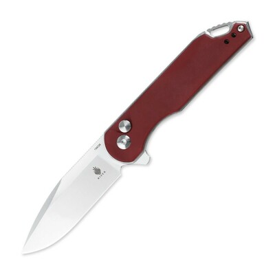 Kizer V3549C2 Assassin Red zsebkés 7,6 cm, piros, G10