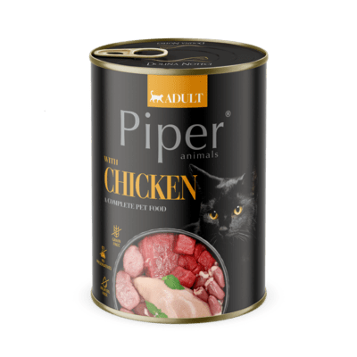 PIPER 11802441 CAT konzerva pro kočky s kuřecím masem 400g