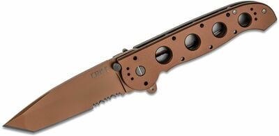 CRKT CR-M16-14D M16® - 14D Desert Tanto vreckový taktický nôž 10,1 cm, hnedá medená, hliník