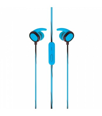 SETTY Sport káblové slúchadlá do uší, modré GSM099288