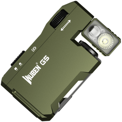 Wuben G5 ARMY GREEN kisméretű lámpa 400lm, zöld