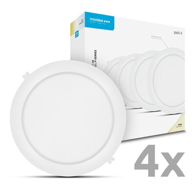 Modee LED Kerek LED Panel - Süllyesztett 24W 2640lm Semleges Fehér P4 (ML-LPRB4000K24WPN)